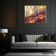 Cargar imagen en el visor de la galería, Pintar Por Números - Bosque Primaveral - Figuredart - Paisajes