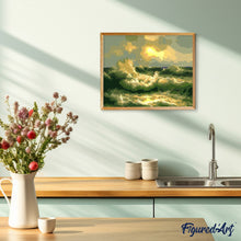 Cargar imagen en el visor de la galería, Pintar Por Números - Mar Tempestuoso - Figuredart - Paisajes