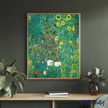 Cargar imagen en el visor de la galería, Pintar Por Números - Kerim - Jardín De Girasol - Figuredart - Reproducción De Obras De Arte