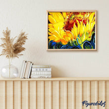 Cargar imagen en el visor de la galería, Pintar Por Números - Girasol Amarillo - Figuredart - Flores