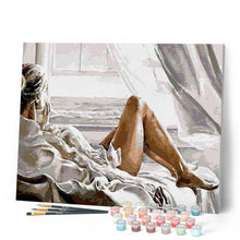 Cargar imagen en el visor de la galería, Pintar Por Números - Vacaciones Frente Al Marr - Figuredart - Desnudos