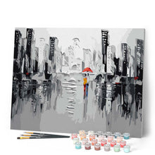 Cargar imagen en el visor de la galería, Pintar Por Números - Calle Gris - Figuredart - Paisajes