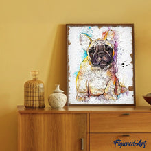 Cargar imagen en el visor de la galería, Pintar Por Números - Perro Marrón - Figuredart - Animales Perros