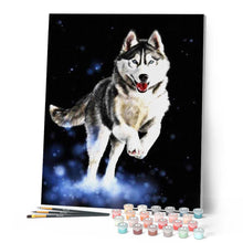 Cargar imagen en el visor de la galería, Pintar Por Números - Husky - Figuredart - Animales