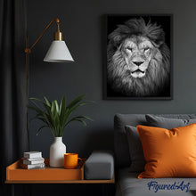 Cargar imagen en el visor de la galería, Pintar Por Números - Cabeza De León - Figuredart - Animales Leones