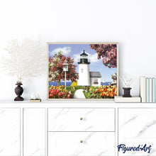 Cargar imagen en el visor de la galería, Pintar Por Números - Faro - Figuredart - Paisajes