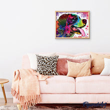 Cargar imagen en el visor de la galería, Pintar Por Números - Perro Con Lengua Color - Figuredart - Animales Perros Pop Art