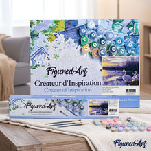 Cargar imagen en el visor de la galería, Pintar Por Números - Lago Cuatro Cisnes - Figuredart - Animales Paisajes