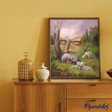 Cargar imagen en el visor de la galería, Pintar Por Números - El Sr. Barba De La Cabra - Figuredart - Animales Paisajes Reproducción De Obras De Arte Retrato