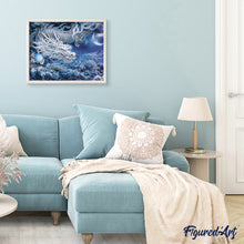 Cargar imagen en el visor de la galería, Pintar Por Números - Dragón De Hielo - Figuredart - Dragones