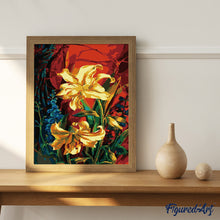 Cargar imagen en el visor de la galería, Pintar Por Números - Lis De Oro - Figuredart - Flores