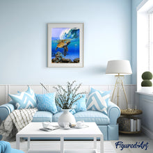 Cargar imagen en el visor de la galería, Pintar Por Números - Las Tortugas Marinas - Figuredart - Animales