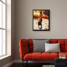 Cargar imagen en el visor de la galería, Pintar Por Números - Estilo Paraguas Parejas - Figuredart - Romanticismo