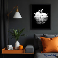Cargar imagen en el visor de la galería, Pintar Por Números - White Swan - Figuredart - Animales