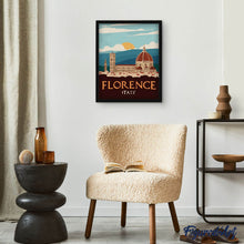 Cargar imagen en el visor de la galería, Póster de viaje Florencia, Italia