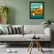 Cargar imagen en el visor de la galería, Póster de viaje Tel Aviv