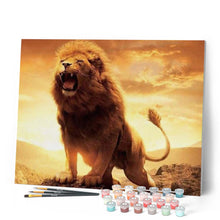 Cargar imagen en el visor de la galería, Pintar Por Números - La Fuerza Del León - Figuredart - Animales Leones