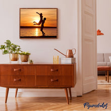 Cargar imagen en el visor de la galería, Pintar Por Números - Crepúsculo Pareja - Figuredart - Romanticismo