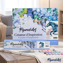 Cargar imagen en el visor de la galería, Pintar Por Números - Caballo Azul - Figuredart - Animales Caballos