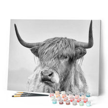 Cargar imagen en el visor de la galería, Pintar Por Números - Yak Blanco - Figuredart - Animales