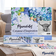 Cargar imagen en el visor de la galería, Pintar Por Números - Yak Blanco - Figuredart - Animales