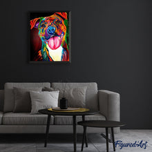 Cargar imagen en el visor de la galería, Pintar Por Números - Lengua De Perro - Figuredart - Animales Perros