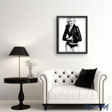 Cargar imagen en el visor de la galería, Pintar Por Números - Blanco Y Negro De Marilyn Monroe - Figuredart - Retrato