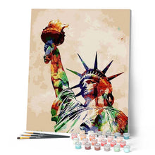 Cargar imagen en el visor de la galería, Pintar Por Números - Estatua De La Libertad - Figuredart - Ciudades