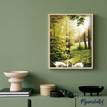 Cargar imagen en el visor de la galería, Pintar Por Números - Luz En El Bosque - Figuredart - Paisajes
