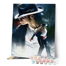 Cargar imagen en el visor de la galería, Pintar Por Números - Michael Jackson - Figuredart - Retrato