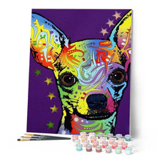 Cargar imagen en el visor de la galería, Pintar Por Números - Perro Acuarela - Figuredart - Animales Perros
