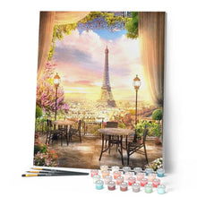 Cargar imagen en el visor de la galería, Pintar Por Números - Paisaje París - Figuredart - Ciudades