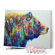 Cargar imagen en el visor de la galería, Pintar Por Números - Abstracto - Figuredart - Animales Osos Pop Art