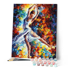 Cargar imagen en el visor de la galería, Pintar Por Números - Ballet Acuarela - Figuredart - Baile
