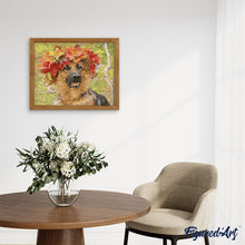 Cargar imagen en el visor de la galería, Pintar Por Números - Perro En Otoño - Figuredart - Animales Perros