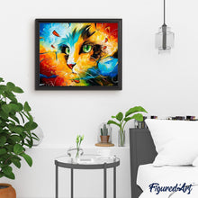 Cargar imagen en el visor de la galería, Pintar Por Números - Gato Acuarela - Figuredart - Gatos