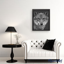Cargar imagen en el visor de la galería, Pintar Por Números - Perro Blanco Y Negro 2 - Figuredart - Animales Perros