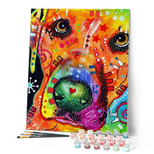 Cargar imagen en el visor de la galería, Pintar Por Números - Perro Grande Estrellas - Figuredart - Animales Perros