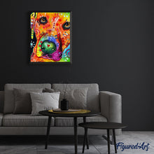 Cargar imagen en el visor de la galería, Pintar Por Números - Perro Grande Estrellas - Figuredart - Animales Perros