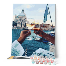 Cargar imagen en el visor de la galería, Pintar Por Números - ¡salud! - Figuredart - Ciudades Romanticismo
