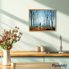 Cargar imagen en el visor de la galería, Pintar Por Números - Caminar Bajo La Lluvia - Figuredart - Romanticismo