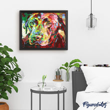 Cargar imagen en el visor de la galería, Pintar Por Números - Perro Color Tierra - Figuredart - Animales Perros Pop Art