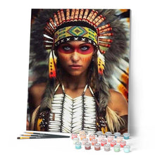 Cargar imagen en el visor de la galería, Pintar Por Números - Las Poblaciones Indígenas - Figuredart - Deseos De Otros Lugares