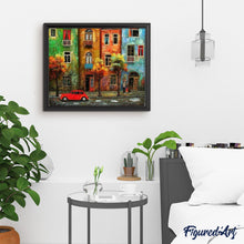 Cargar imagen en el visor de la galería, Pintar Por Números - La Lluvia De La Calle - Figuredart - Ciudades