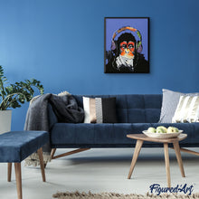 Cargar imagen en el visor de la galería, Pintar Por Números - Orangután Musical - Figuredart - Animales Principiantes