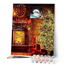 Cargar imagen en el visor de la galería, Pintar Por Números - Noche De Navidad - Figuredart - Navidad