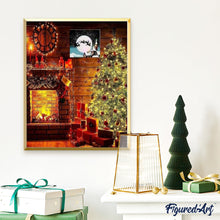 Cargar imagen en el visor de la galería, Pintar Por Números - Noche De Navidad - Figuredart - Navidad