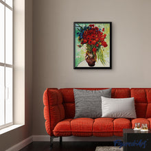 Cargar imagen en el visor de la galería, Pintar Por Números - Margaritas Y Amapolas - Figuredart - Flores