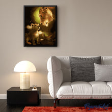 Cargar imagen en el visor de la galería, Pintar Por Números - Mirada León - Figuredart - Animales Leones