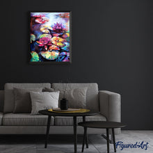 Cargar imagen en el visor de la galería, Pintar Por Números - Nenúfares Coloridos - Figuredart - Flores